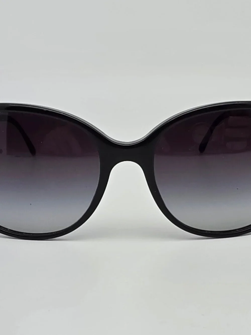 Burberry B4146 3429/8G Black Frame Grey Gradient Lens Cat Eye Sunglasses 55mm